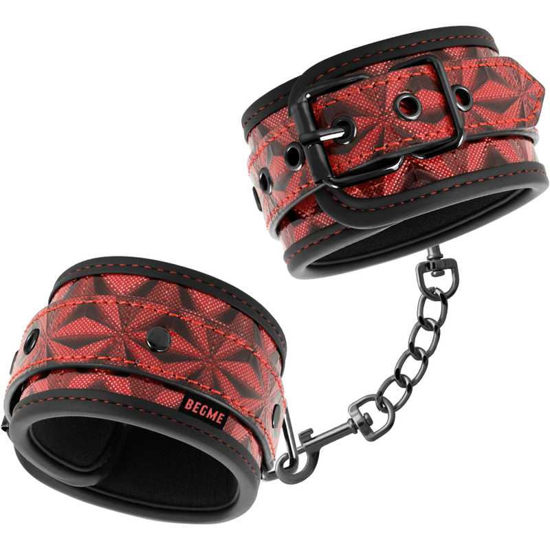 BEGME - RED EDITION ESPOSAS PARA MANOS CON FORRO DE NEOPRENO - BDSM & BONDAGE - El Arte del Placer