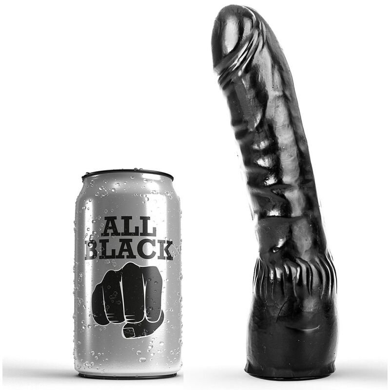 ALL BLACK – DILDO REALÍSTICO 20 CM - Dildos sin Vibración - El Arte del Placer