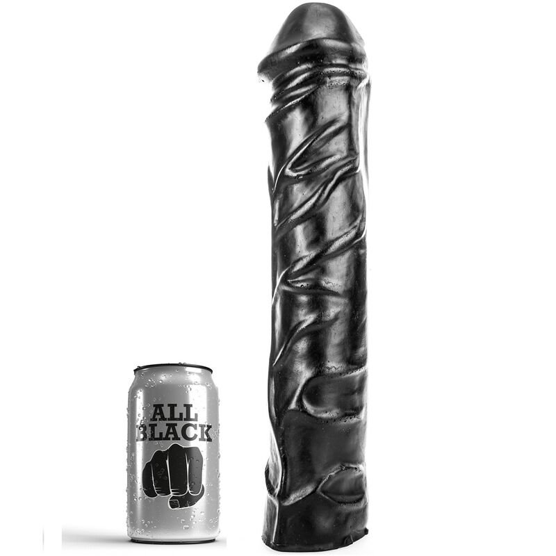 ALL BLACK - DILDO GIGANTE FISTING SUAVE 32 CM - Dildos sin Vibración - El Arte del Placer