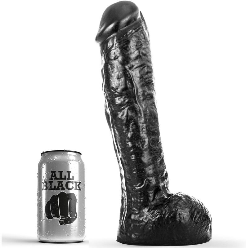 ALL BLACK - DONG 29 CM - Dildos sin Vibración - El Arte del Placer