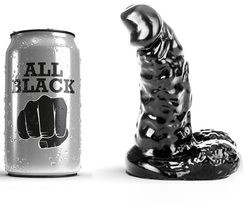 ALL BLACK - DILDO 13 CM - Dildos sin Vibración - El Arte del Placer