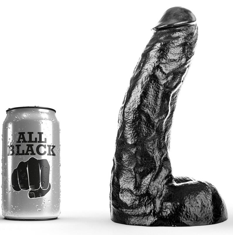 ALL BLACK - DONG 25,5 CM - Dildos sin Vibración - El Arte del Placer
