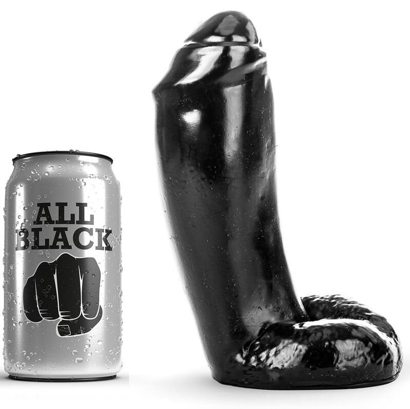 ALL BLACK - DILDO REALÍSTICO 18 CM - Dildos sin Vibración - El Arte del Placer