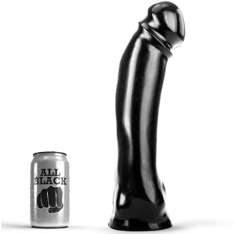 ALL BLACK - DONG 33 CM - Dildos sin Vibración - El Arte del Placer