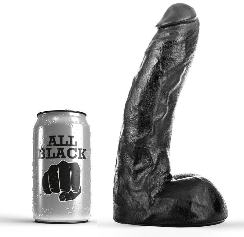 ALL BLACK - DONG 22 CM - Dildos sin Vibración - El Arte del Placer