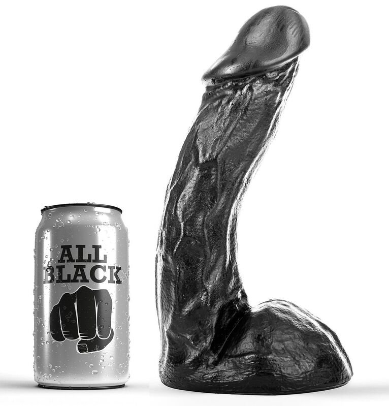 ALL BLACK - DONG 23 CM - Dildos sin Vibración - El Arte del Placer