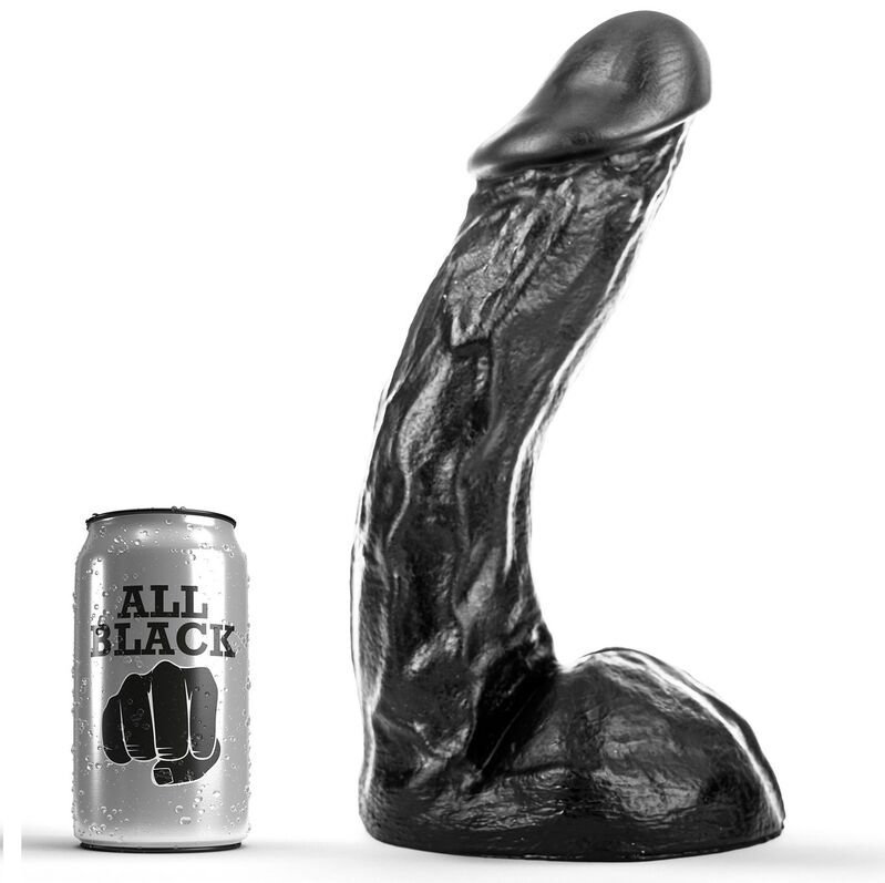 ALL BLACK - DONG 28 CM - Dildos sin Vibración - El Arte del Placer