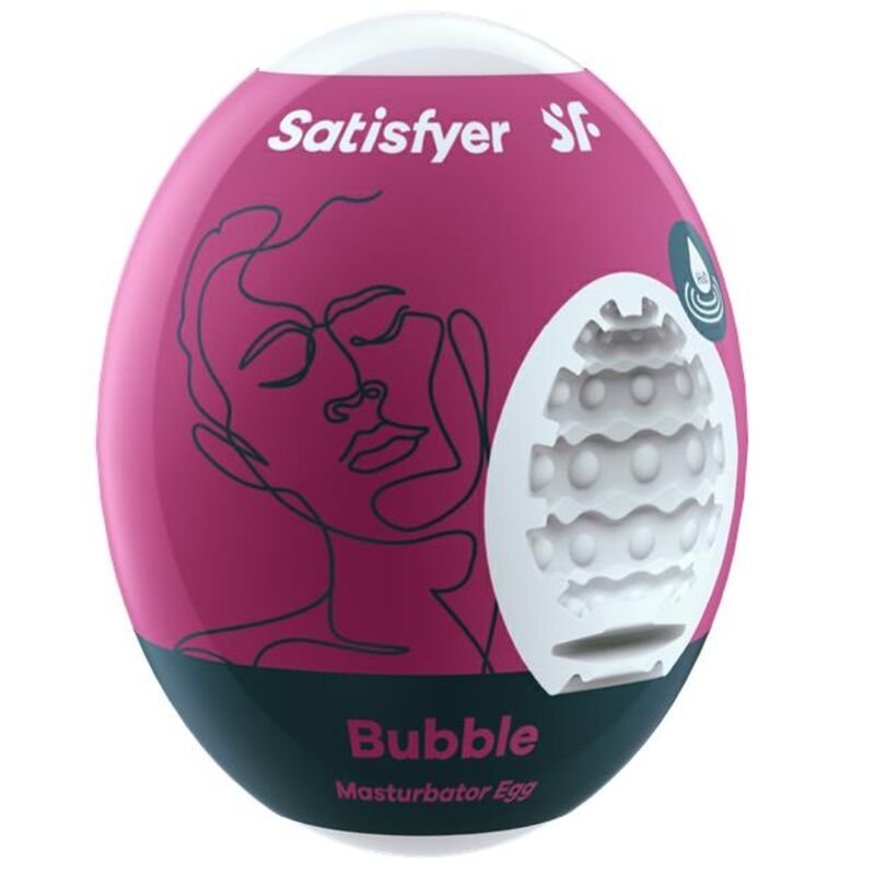 SATISFYER - BUBBLE HUEVO MASTURBADOR - JUGUETES BIENESTAR - El Arte del Placer