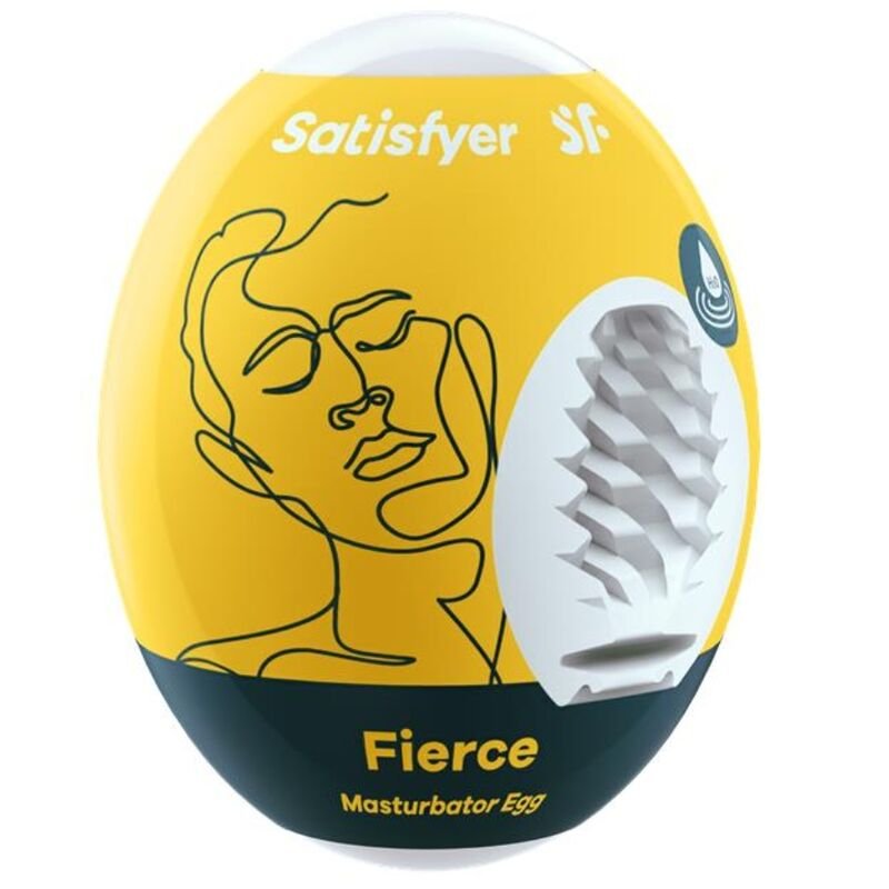 SATISFYER - FIERCE HUEVO MASTURBADOR - JUGUETES BIENESTAR - El Arte del Placer