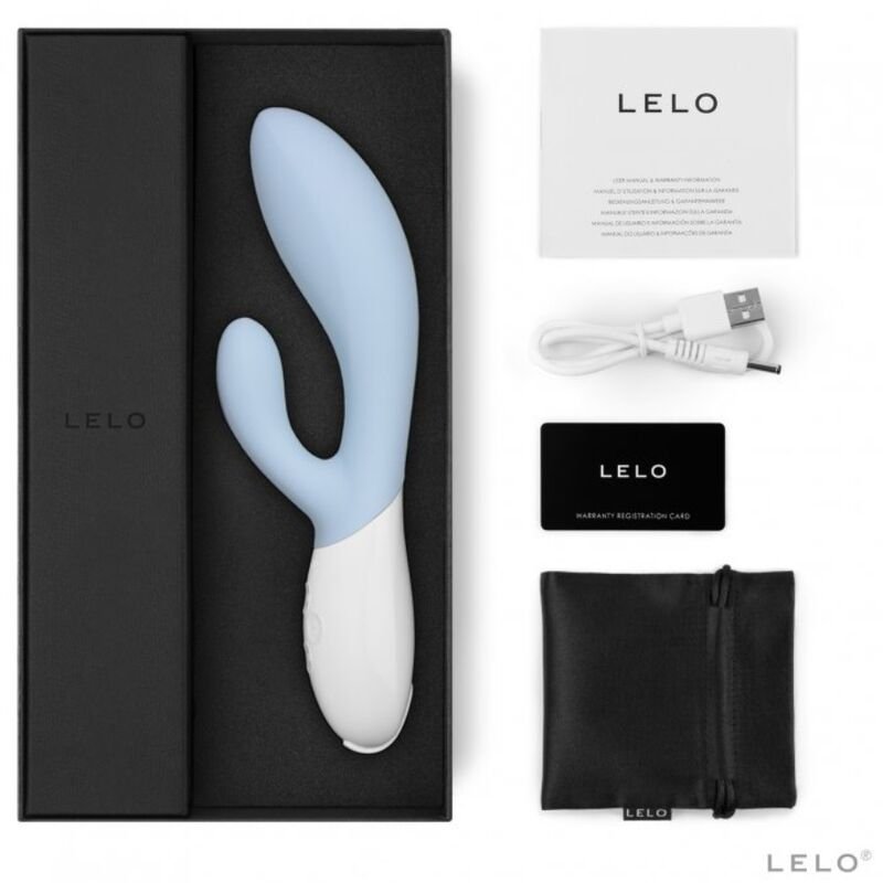 LELO - INA 3 VIBRADOR LUJO CELESTE - JUGUETES BIENESTAR - El Arte del Placer