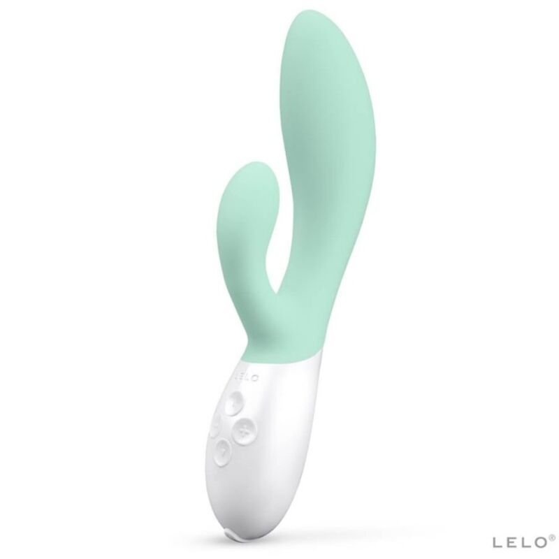 LELO - INA 3 VERDE VIBRADOR RABBIT LUJO VERDE AGUA - Estimuladores - El Arte del Placer