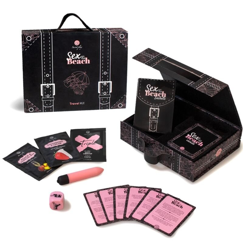 SECRETPLAY - SEX ON THE BEACH TRAVEL KIT (ES/EN/DE/FR/NL/PT) - JUEGOS - El Arte del Placer