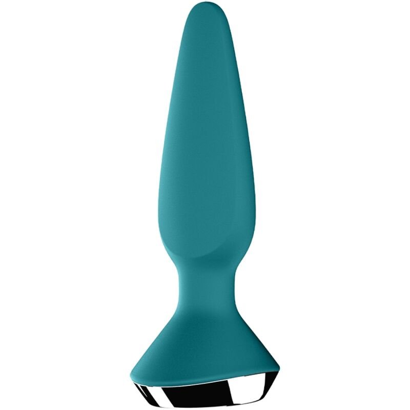SATISFYER - PLUG ILICIOUS 1 PLUG VIBRADOR VERDE - JUGUETES BIENESTAR - El Arte del Placer