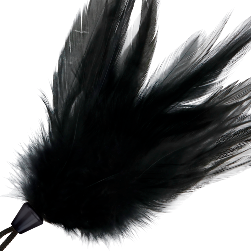 DARKNESS - PLUMA ESTIMULADORA NEGRO 17 CM - Accesorios - El Arte del Placer
