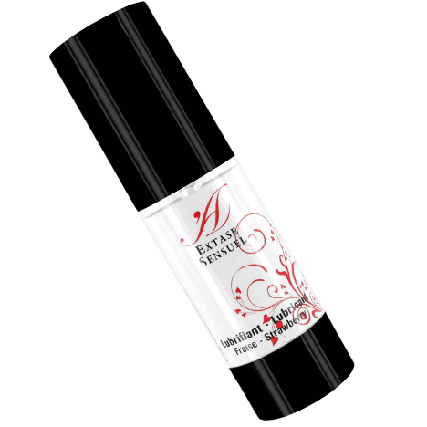 EXTASE SENSUAL - LUBRICANTE FRESA 100 ML - Con deliciosos Sabores - El Arte del Placer
