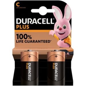 DURACELL - PLUS POWER PILA ALCALINA C LR14 BLISTER*2 - ARTÍCULOS VARIOS - El Arte del Placer