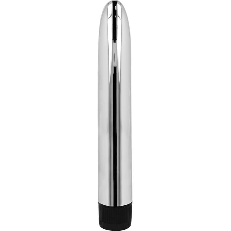 OHMAMA - VIBRADOR CLASICO SILVER 17.5 CM - JUGUETES BIENESTAR - El Arte del Placer