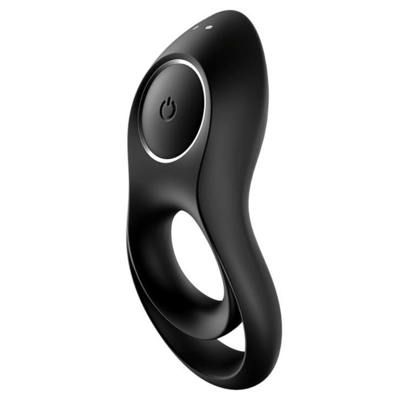 SATISFYER - LEGENDARY DUO ANILLO VIBRADOR NEGRO - Accesorios para el pene - El Arte del Placer