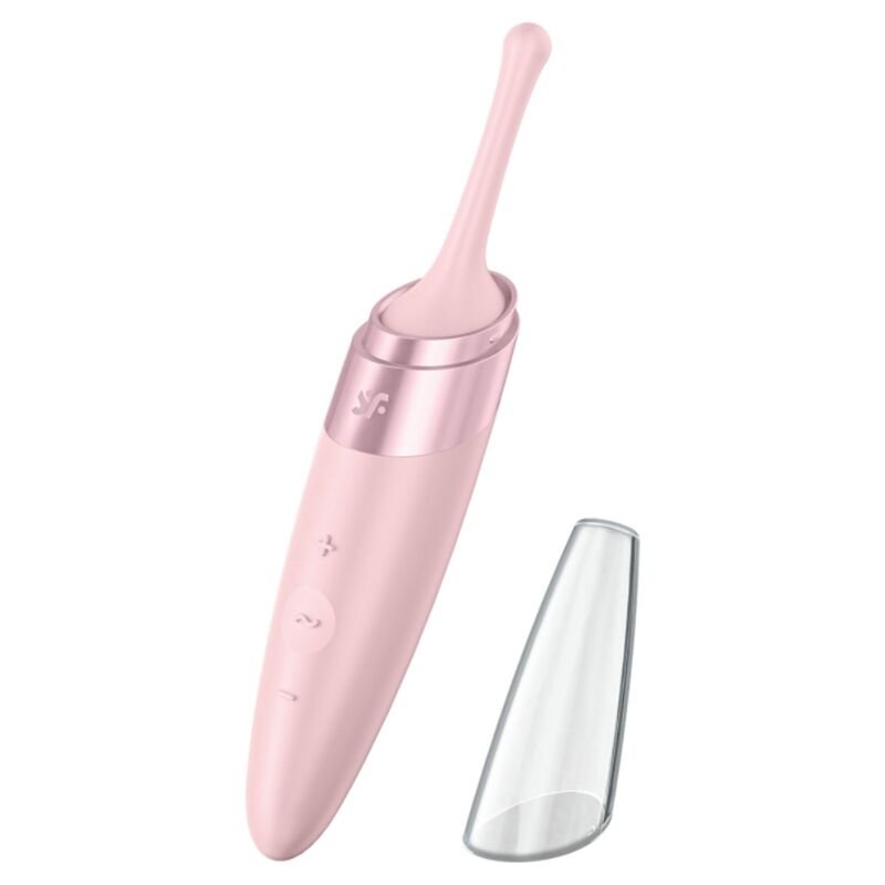 SATISFYER - TWIRLING DELIGHT ESTIMULADOR CLITORIS ROSA - Estimuladores - El Arte del Placer
