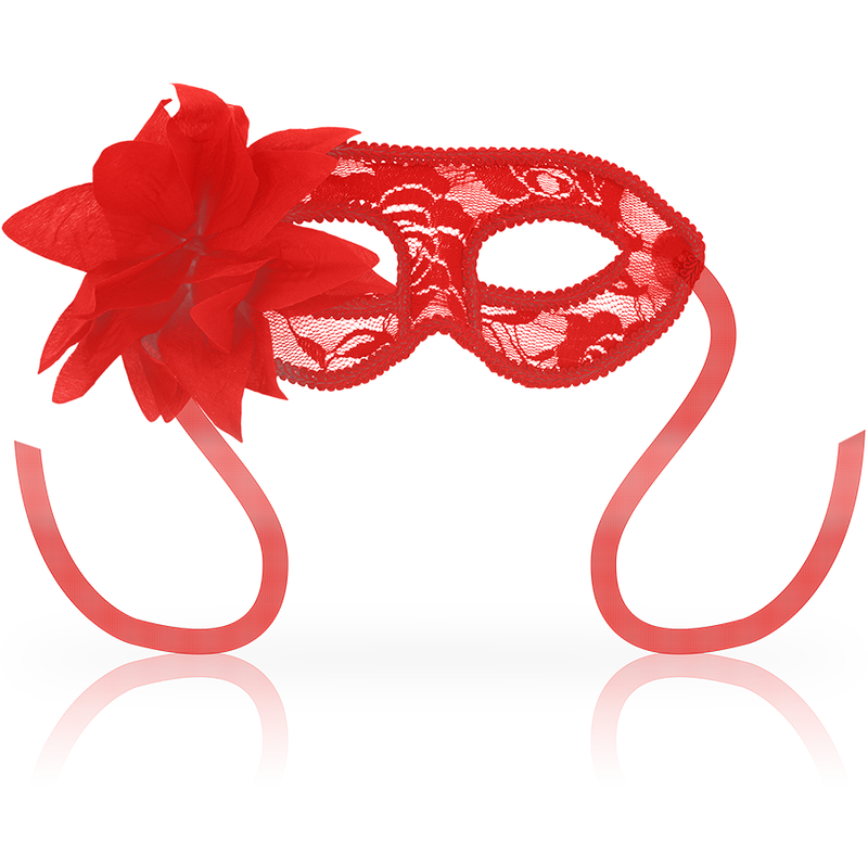 OHMAMA – MASKS ANTIFAZ CON ENCAJES Y FLOR - BDSM & BONDAGE - El Arte del Placer