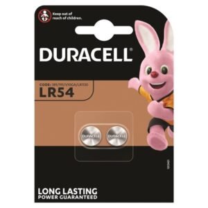 DURACELL - PILA BOTON ALCALINA LR54 LR1130 AG10 1,5V BLISTER*2 - ARTÍCULOS VARIOS - El Arte del Placer