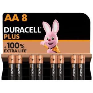 DURACELL - PLUS POWER 100 PILA ALCALINA AA LR6 BLISTER*8 - ARTÍCULOS VARIOS - El Arte del Placer