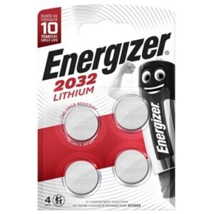 ENERGIZER - PILA BOTON LITIO CR2032 3V BLISTER*4 - ARTÍCULOS VARIOS - El Arte del Placer