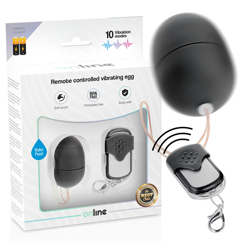 ONLINE – HUEVO VIBRADOR CONTROL REMOTO - Estimuladores - El Arte del Placer