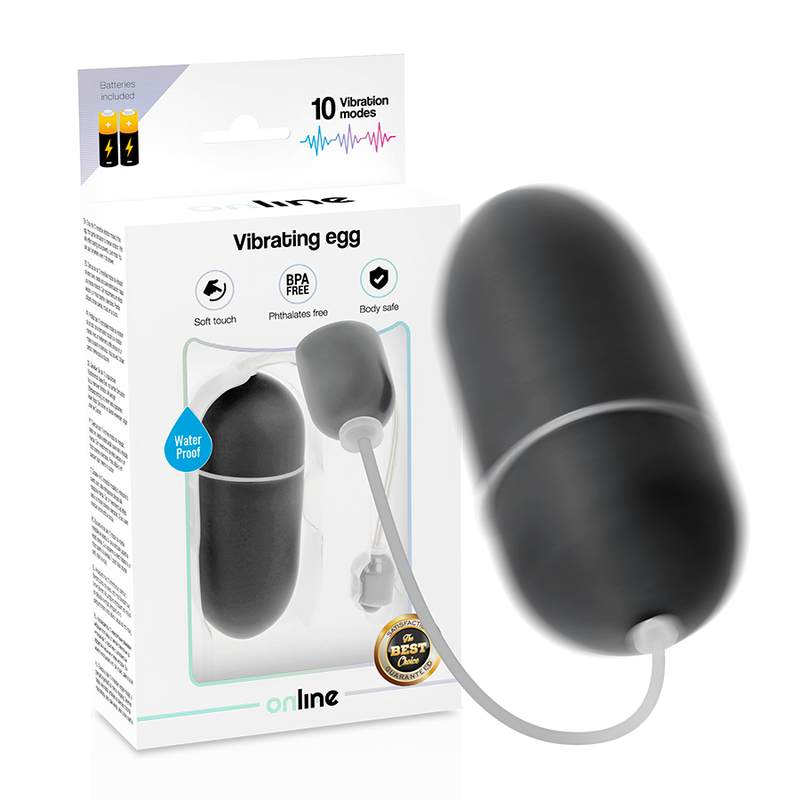ONLINE – HUEVO VIBRADOR WATERPROOF - JUGUETES BIENESTAR - El Arte del Placer