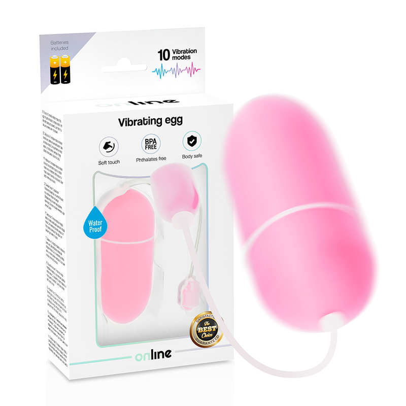 ONLINE – HUEVO VIBRADOR WATERPROOF - JUGUETES BIENESTAR - El Arte del Placer