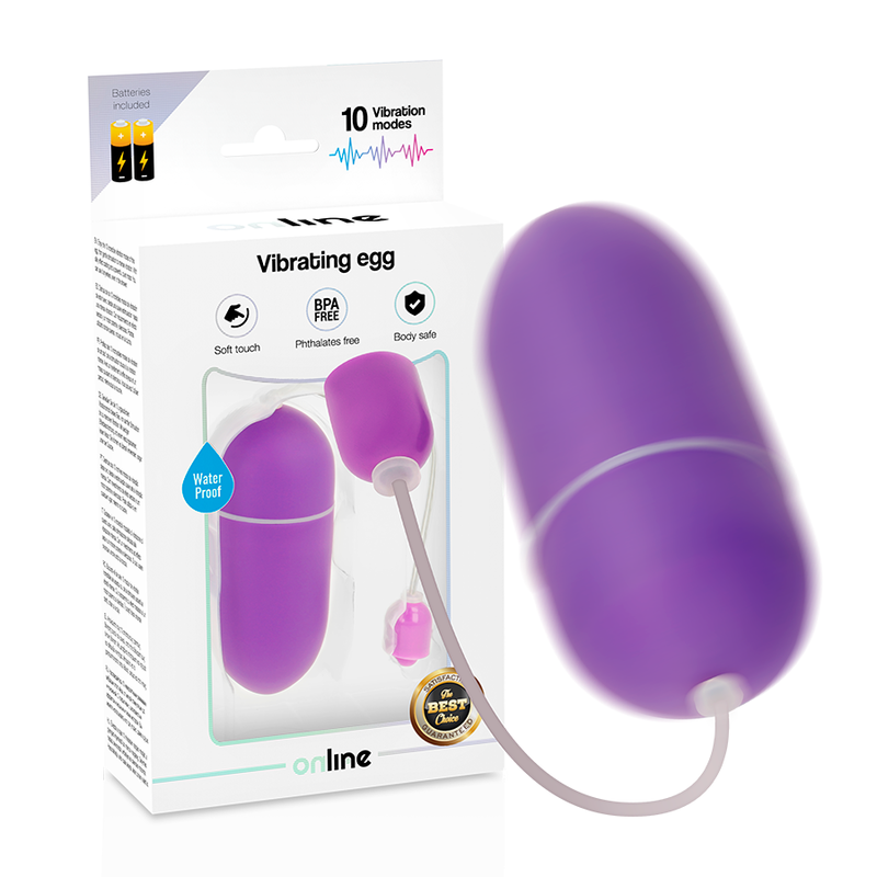 ONLINE – HUEVO VIBRADOR WATERPROOF - JUGUETES BIENESTAR - El Arte del Placer