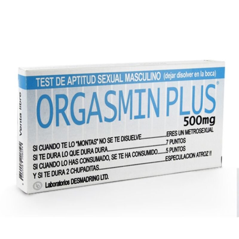 DIABLO GOLOSO - ORGASMIN PLUS CAJA DE CARAMELOS MASCULINO - ARTÍCULOS VARIOS - El Arte del Placer