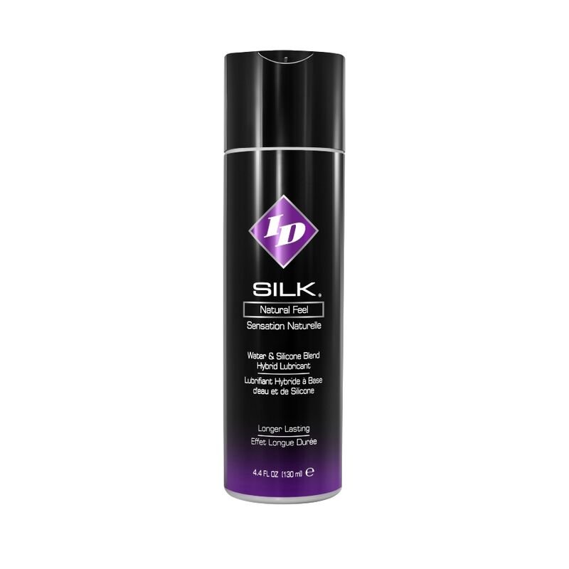 ID SILK - NATURAL FEEL WATER/SILICONE 130 ML - Base Silicona - El Arte del Placer