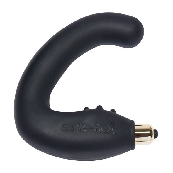 ROCKS-OFF - RUDE-BOY MASAJEADOR DEL PUNTO G MASCULINO 7 V NEGRO - Anal - El Arte del Placer