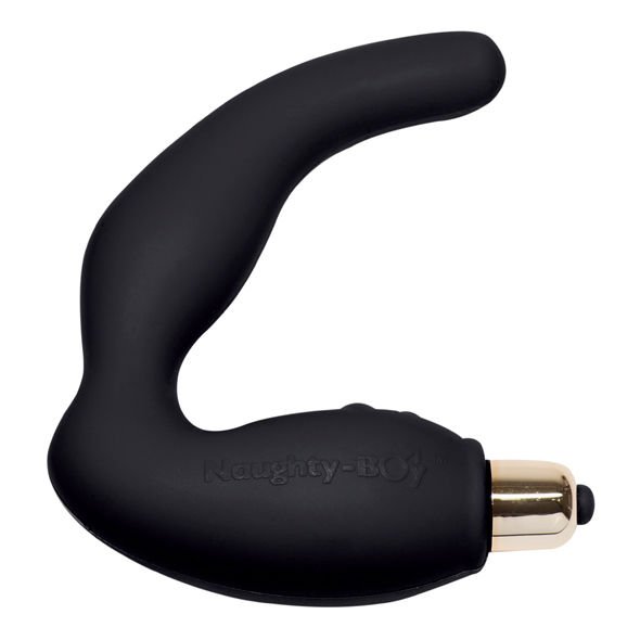 ROCKS-OFF - NAUGHTY-BOY MASAJEADOR DEL PUNTO G MASCULINO 7 V NEGRO - Anal - El Arte del Placer
