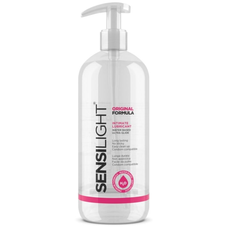 INTIMATELINE - SENSILIGHT ORIGINAL FORMULA LUBRICANTE BASE AGUA 500 ML - Base Agua - El Arte del Placer