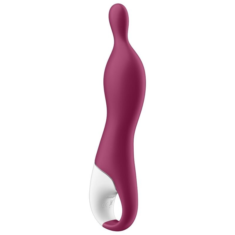 SATISFYER - AMAZING 1 VIBRADOR PUNTO A BERRY - JUGUETES BIENESTAR - El Arte del Placer