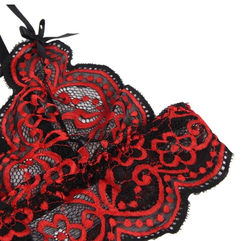SUBBLIME - SET DOS PIEZAS TOP Y PANTIES ENCAJE S/M - Imagen 8