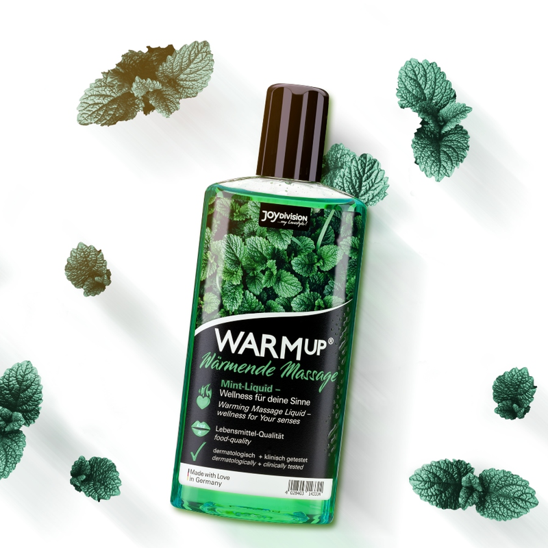 JOYDIVISION - WARMUP GEL MASAJE EFECTO CALOR MENTA 150 ML - Con efecto calor - El Arte del Placer