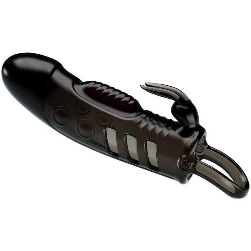 PRETTY LOVE - SLOANE FUNDA PENE RABBIT NEGRO - Accesorios para el pene - El Arte del Placer