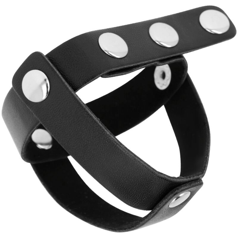 OHMAMA FETISH - FUNDA CUERO DE CASTIDAD PARA TESTÍCULOS - Accesorios para el pene - El Arte del Placer