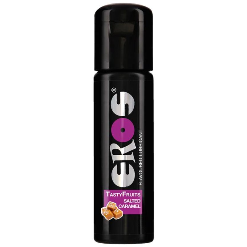 EROS - TASTY FRUITS LUBRICANTE CARAMELO SALADO 100 ML - Con deliciosos Sabores - El Arte del Placer