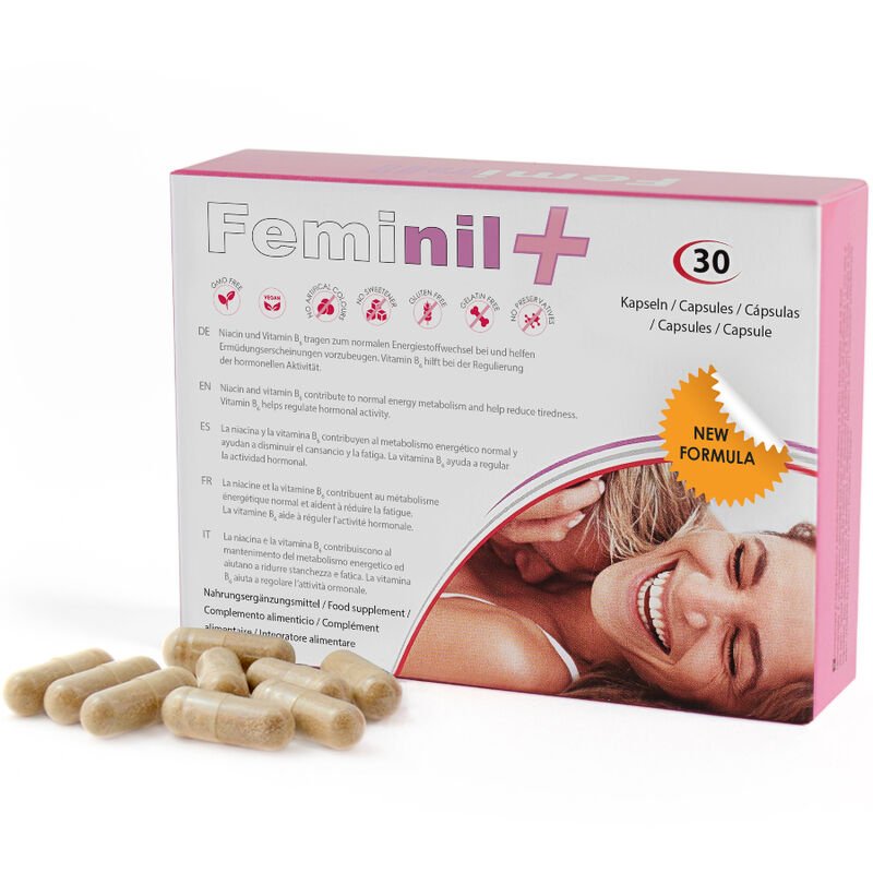 Feminil + – Complemento alimenticio para la libido femenina - Cápsulas para Mujeres - El Arte del Placer