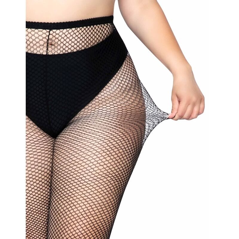 LEG AVENUE - MEDIAS EN RED TALLA GRANDE - Lencería Mujer - El Arte del Placer