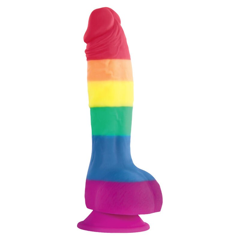 PRIDE - DILDO BANDERA LGBT 15 CM - Dildos sin Vibración - El Arte del Placer