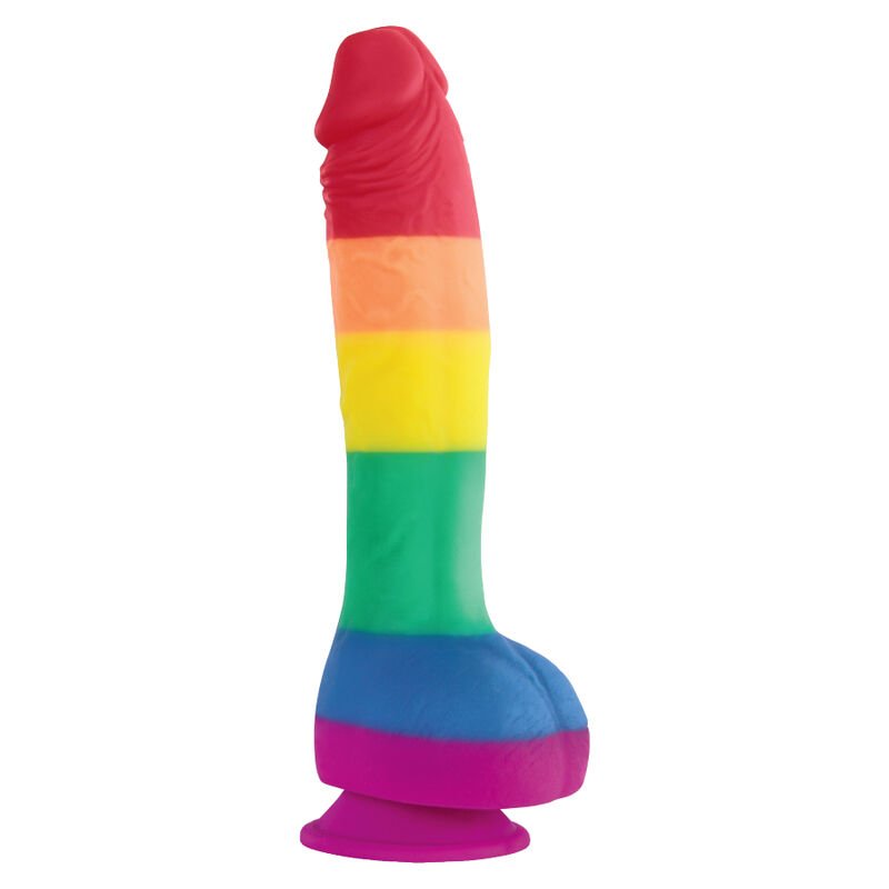 PRIDE - DILDO BANDERA LGBT 19 CM - Dildos sin Vibración - El Arte del Placer