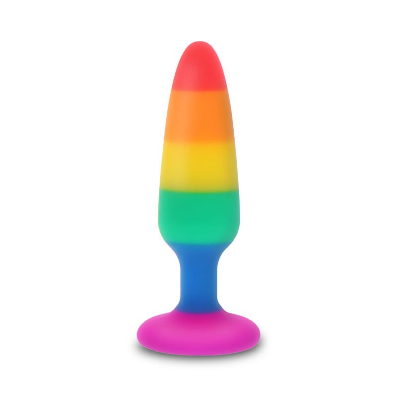 PRIDE - PLUG TWINK BANDERA LGBT 8,5 CM - JUGUETES BIENESTAR - El Arte del Placer