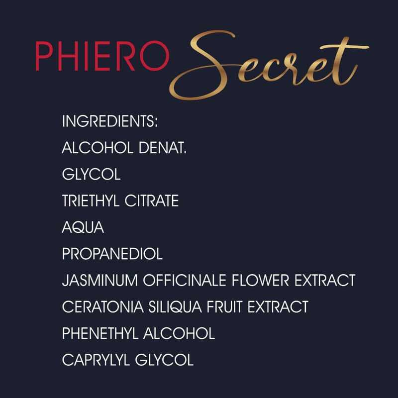 500 COSMETICS - PHIERO SECRET CONCENTRADO NATURAL HORMONAS INODORO 15 ML - DROGUERÍA - El Arte del Placer