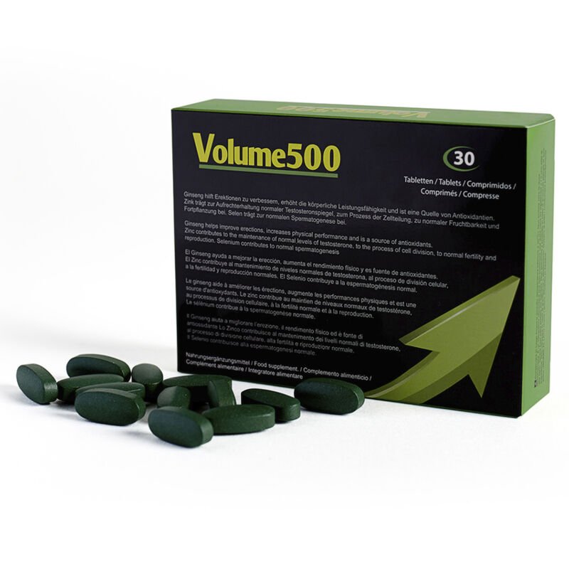 Volume500 – Complemento alimenticio para la calidad y cantidad del esperma - Aumentador volumen semen - El Arte del Pla…