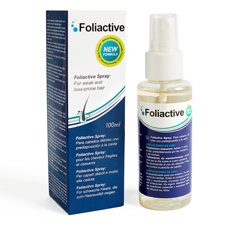 500 COSMETICS - FOLIACTIVE SPRAY PARA EVITAR CAIDA CABELLO Y SU CRECIMIENTO - DROGUERÍA - El Arte del Placer